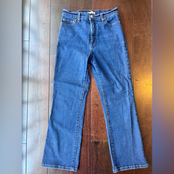 Levi's Denim - Levi's Women's Dark Blue bootcut 512 Perfectly Slimming Jeans